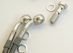 Braided Stainless Steel Brake Line (rear)
