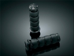 Black ISO�-Grips (pr) (Kawasaki, Yamaha, Suzuki, Victory)