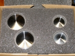 Polished Nut Covers for Victory - all Steelframes