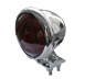 Preview: LED taillight BATES STYLE, chrome, red lens