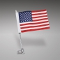 Preview: 12" Flag Pole / 1/2" Clamp - Show Chrome