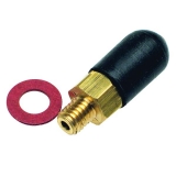 5mm Vacuum Adapter, Brass, w/ cap