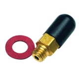 6mm Vacuum Adapter, Brass, w/ cap