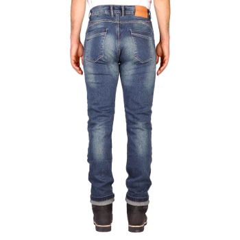 Preview: Jeans Glenn Slim Motorrad-Jeans im Slim Fit stone wash blue