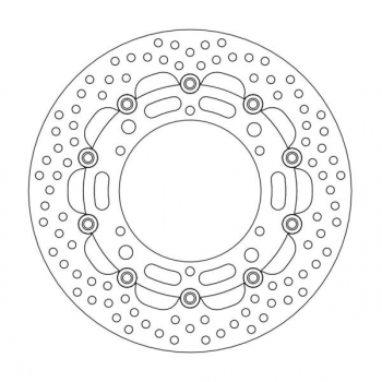 MotoMaster Halo Floating Alu Bremsscheibe vorne 300