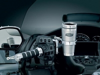 Preview: Getränkehalter mit Edelstahlbecher - Armaturenmontage