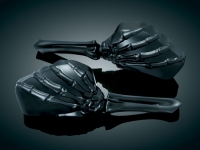 Skeleton Hand Mirrors - Black Stem and Black Head