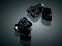 Gloss Black Peg Mounts with 1.25" Magnum Quick Clamps (PR)