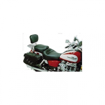 Preview: Wide Touring Two-Piece Vintage Seat - Plain - Honda Valkyrie 1997 - 2003