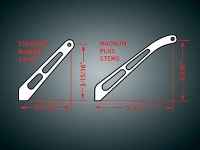 Standard "Magnum" Replacement Stem, left side