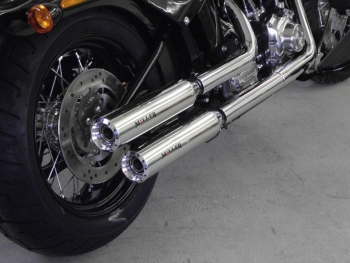 Miller Hunter Exhaust System - Harley Davidson Softail Cross Bones