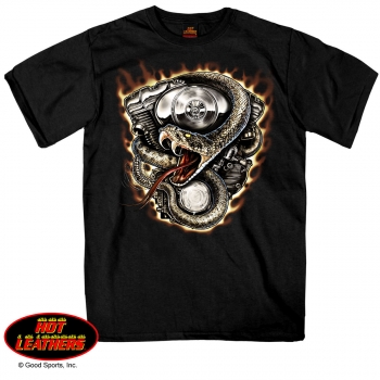 Rattler Snake and Motor T-Shirt