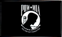 Pro Pad Flag "P.O.W. MIA"