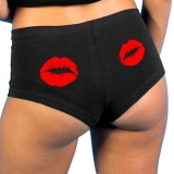 Ladies Boy Shorts "Lipstick Lips"