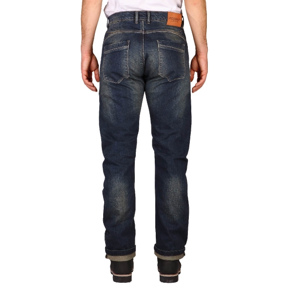 Jeans Glenn Motorrad-Jeans im Regular Fit Herren Blau
