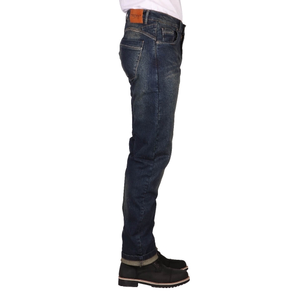 Jeans Glenn Motorrad-Jeans im Regular Fit Herren Blau