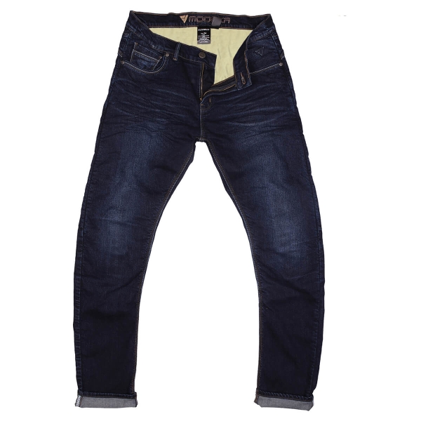 Jeans Glenn Motorrad-Jeans Regular Fit Herren Dunkelblau