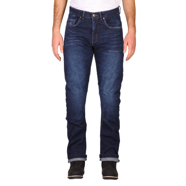 Jeans Glenn Motorrad-Jeans Regular Fit Herren Dunkelblau