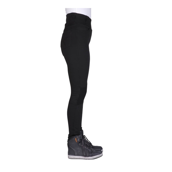 Leggings Deola Lady Motorradleggings im Slim-Fit Schwarz