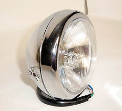 4.5" Headlamp "Chrome", side mount