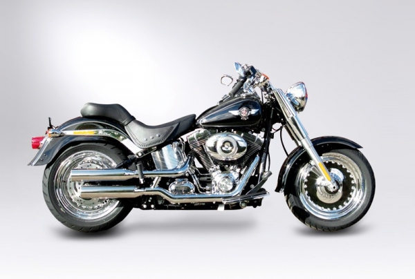 Miller Montana Auspuffanlage - Harley Davidson Softail Blackline