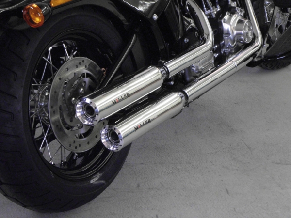 Miller Hunter Exhaust System - Harley Davidson Softail Deluxe