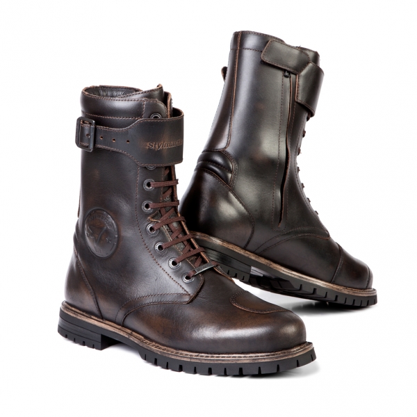 STYLMARTIN - "Rocket" - waterproof motorcycle boots brown