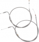 Throttle Cable Set - VN 1500 A/B/C, Vulcan 88 SE - Stainless Steel